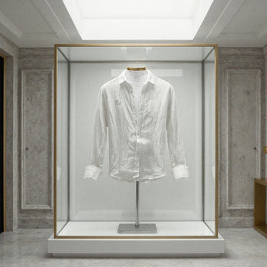 Camisa Richmond 100% de lino manga larga